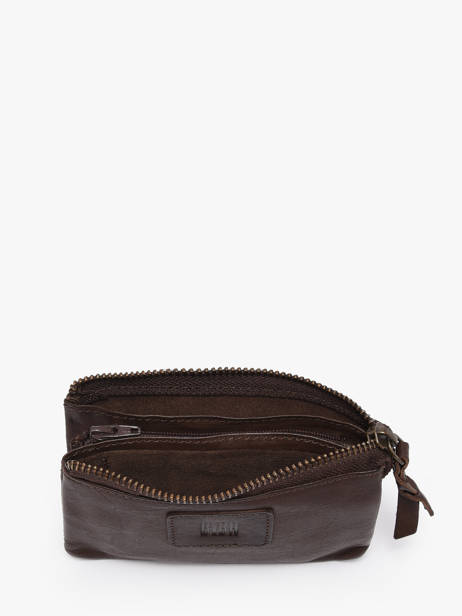 Portemonnee Leder Biba Bruin heritage BT35 ander zicht 1